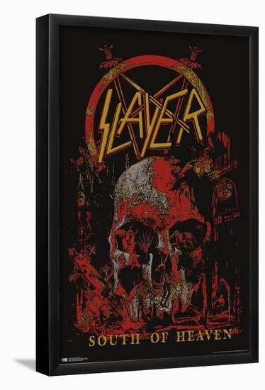 Slayer - South Of Heaven-Trends International-Framed Poster