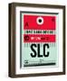 SLC Salt Lake City Luggage Tag I-NaxArt-Framed Art Print