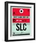 SLC Salt Lake City Luggage Tag I-NaxArt-Framed Art Print