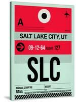 SLC Salt Lake City Luggage Tag I-NaxArt-Stretched Canvas