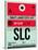 SLC Salt Lake City Luggage Tag I-NaxArt-Stretched Canvas