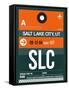 SLC Salt Lake City Luggage Tag II-NaxArt-Framed Stretched Canvas