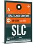 SLC Salt Lake City Luggage Tag II-NaxArt-Mounted Art Print