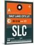 SLC Salt Lake City Luggage Tag II-NaxArt-Mounted Art Print