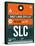 SLC Salt Lake City Luggage Tag II-NaxArt-Stretched Canvas