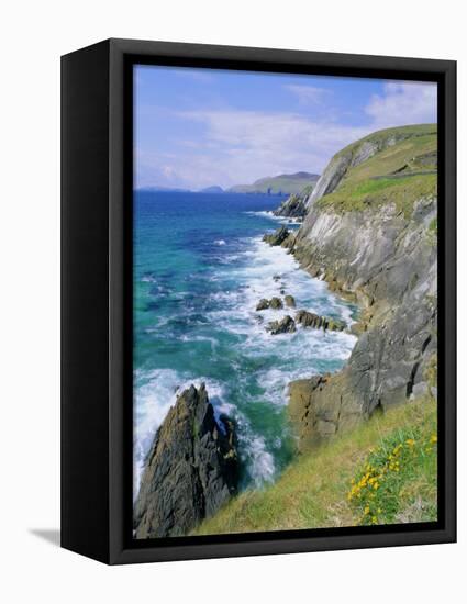 Slea Head, Dingle Peninsula, County Kerry, Munster, Republic of Ireland (Eire), Europe-Roy Rainford-Framed Stretched Canvas