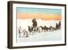 Sled Dog Team-null-Framed Art Print