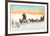 Sled Dog Team-null-Framed Art Print