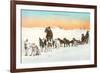 Sled Dog Team-null-Framed Art Print