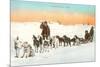 Sled Dog Team-null-Mounted Art Print