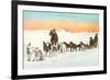 Sled Dog Team-null-Framed Premium Giclee Print