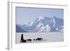 Sled Dogs, Park Ranger, Mount McKinley, Denali National Park, Alaska, USA-Gerry Reynolds-Framed Photographic Print