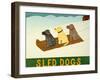 Sled Dogs-Stephen Huneck-Framed Giclee Print