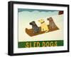 Sled Dogs-Stephen Huneck-Framed Giclee Print