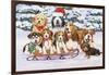 Sled Dogs-William Vanderdasson-Framed Giclee Print