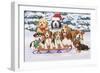 Sled Dogs-William Vanderdasson-Framed Giclee Print