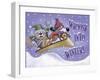 Sled Party-Margaret Wilson-Framed Giclee Print