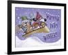 Sled Party-Margaret Wilson-Framed Giclee Print