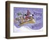 Sled Party-Margaret Wilson-Framed Giclee Print