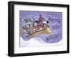 Sled Party-Margaret Wilson-Framed Giclee Print