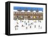 Sledding Club-Gordon Barker-Framed Stretched Canvas