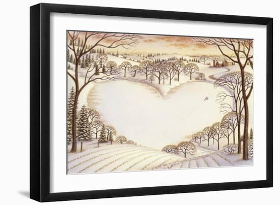 Sledding-Dan Craig-Framed Giclee Print