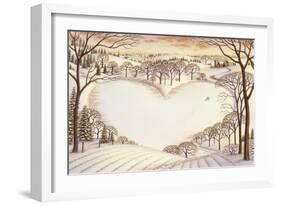 Sledding-Dan Craig-Framed Giclee Print