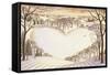 Sledding-Dan Craig-Framed Stretched Canvas