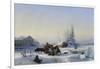 Sledge on Ice (Winter in a Former Wine Village), 1849-Leo Lagorio-Framed Giclee Print