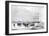 Sledge Party Leaving HMS Investigator in Mercy Bay, under Command of Lieutenant Gurney Creswell-null-Framed Giclee Print
