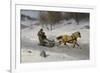 Sledge Ride, 1889-Axel Hjalmar Ender-Framed Giclee Print