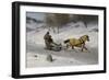 Sledge Ride, 1889-Axel Hjalmar Ender-Framed Giclee Print