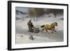 Sledge Ride, 1889-Axel Hjalmar Ender-Framed Giclee Print