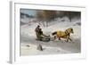 Sledge riding by Axel Hjalmar Ender-Axel Hjalmar Ender-Framed Giclee Print