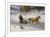 Sledge riding by Axel Hjalmar Ender-Axel Hjalmar Ender-Framed Giclee Print