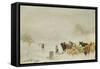 Sledges on the Ice, 1873-Arthur Nikutowski-Framed Stretched Canvas