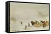 Sledges on the Ice, 1873-Arthur Nikutowski-Framed Stretched Canvas