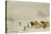 Sledges on the Ice, 1873-Arthur Nikutowski-Stretched Canvas
