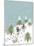 Sledging, 2014-Isobel Barber-Mounted Giclee Print