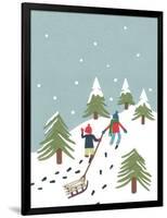 Sledging, 2014-Isobel Barber-Framed Giclee Print