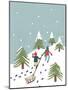 Sledging, 2014-Isobel Barber-Mounted Giclee Print