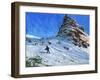 Sledging, Chrome Hill, Derbyshire, Peak-Andrew Macara-Framed Giclee Print