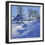 Sledging, Derbyshire Peak District, 2012-Andrew Macara-Framed Giclee Print