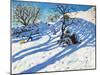 Sledging, Glutton Bridge, Buxton, Derbyshire, 2016-Andrew Macara-Mounted Giclee Print