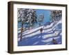 Sledging, Hillside, Glossop, 2015-Andrew Macara-Framed Giclee Print