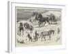 Sledging in the Isle of Bute-null-Framed Giclee Print