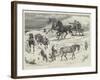 Sledging in the Isle of Bute-null-Framed Giclee Print