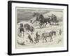 Sledging in the Isle of Bute-null-Framed Giclee Print