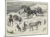 Sledging in the Isle of Bute-null-Mounted Giclee Print