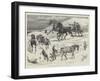 Sledging in the Isle of Bute-null-Framed Giclee Print